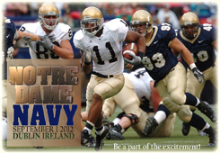 Notre Dame vs Navy Game Dublin Ireland plus GOLF!